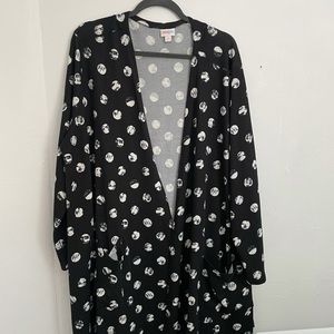 LuLaRoe Polkadot Caroline cardigan